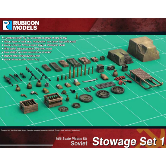 Rubicon Models 280117 - Soviet Stowage Set 1